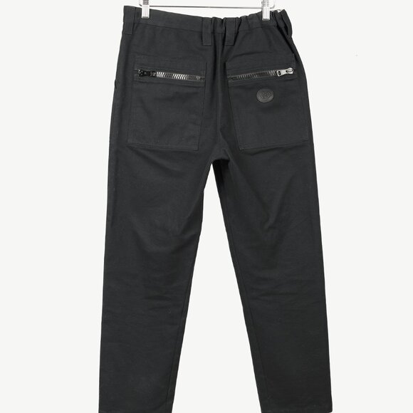 Gucci Black Cotton-Twill Zip-Detail Pants - Picture 3 of 16